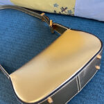 Valentino Vlogo Chain Small Laminated Nappa Shoulder Bag